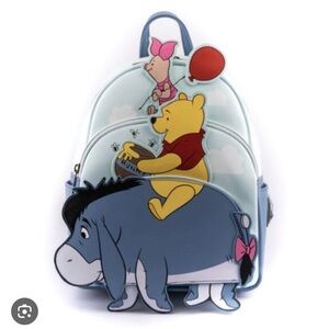 NWT Disney Loungefly Winnie the Pooh & Friends 95th Anniversary Mini Backpack